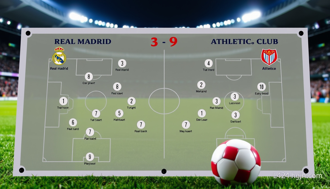 Real Madrid – Athletic Club Opstellingen – Verwachte Basiselven 3 December