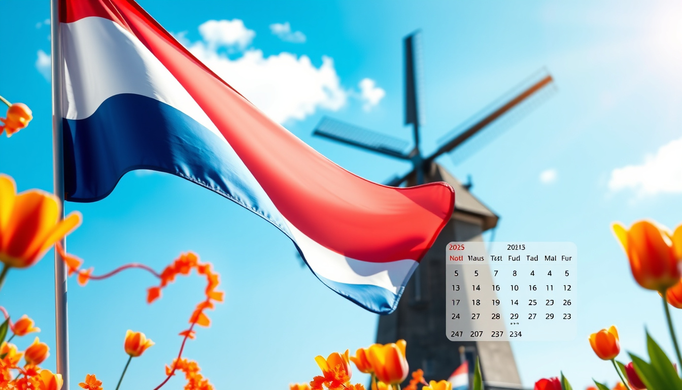 Nationale feestdagen Nederland 2025: Kalender en uitleg